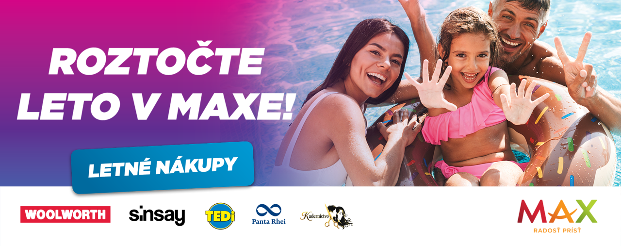 Roztočte leto v MAXe! ☀️